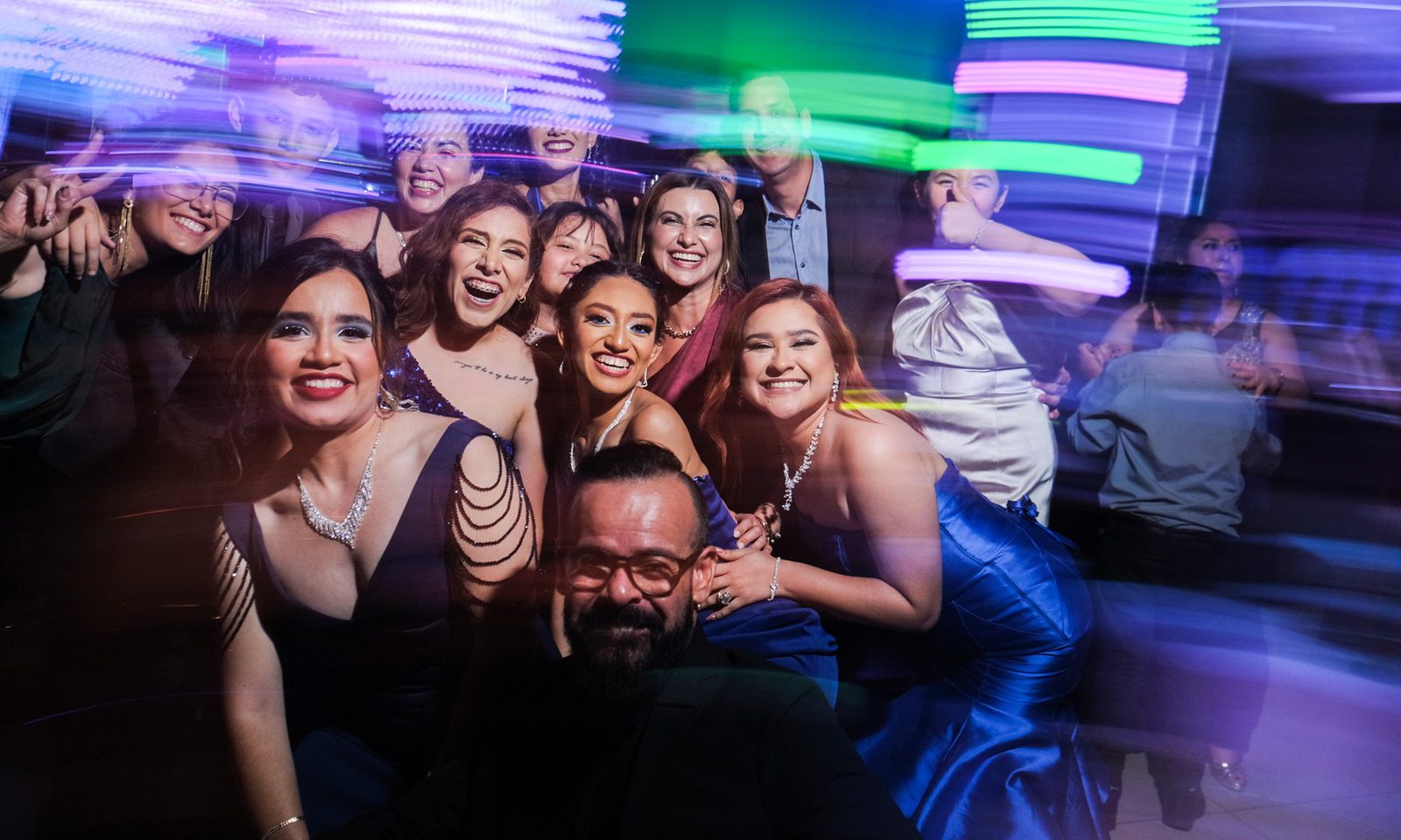 Cobertura fotográfica de fiesta de generación